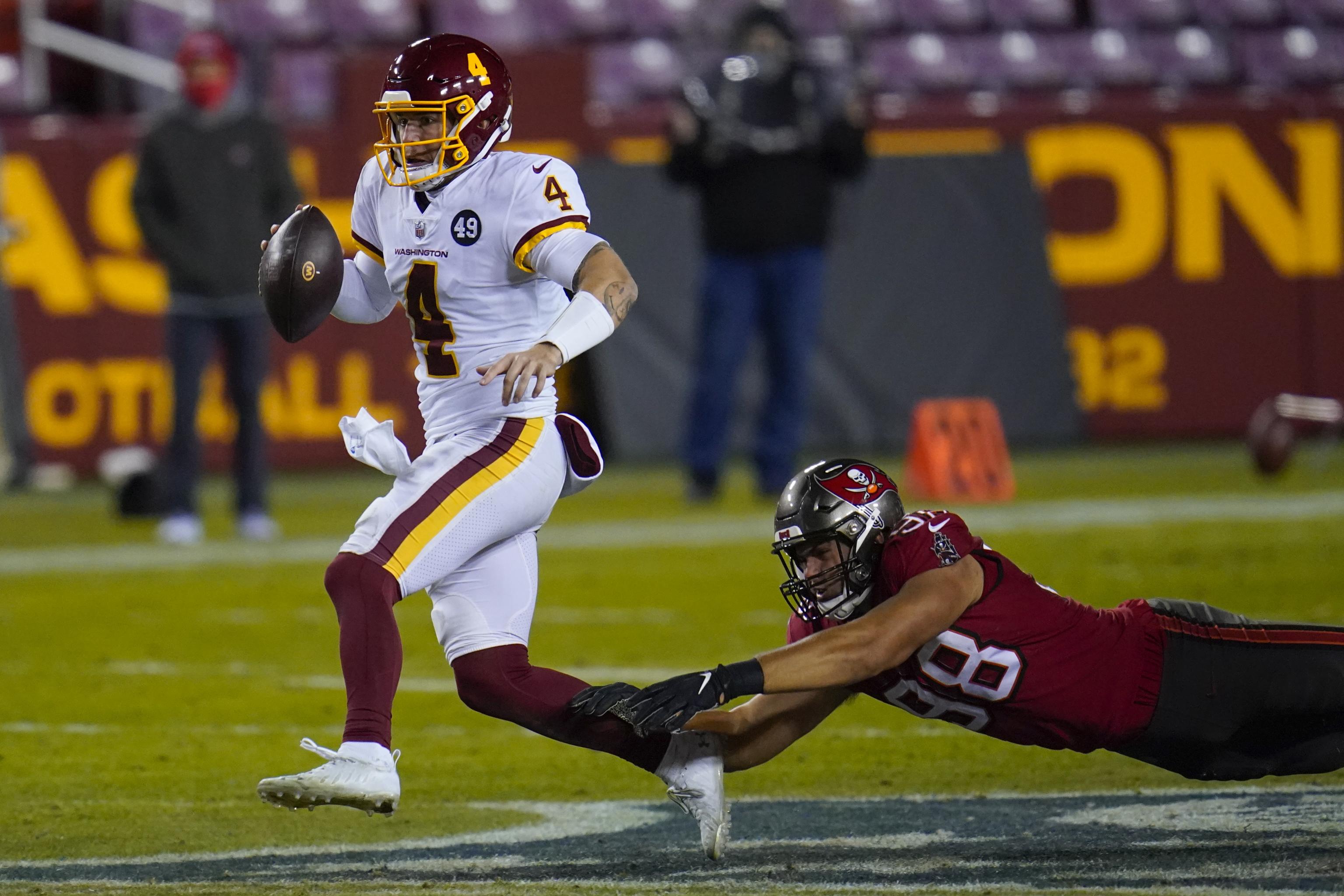 Washington QB Taylor Heinicke on Alex Smith: 'Hopefully we can bring him  back'