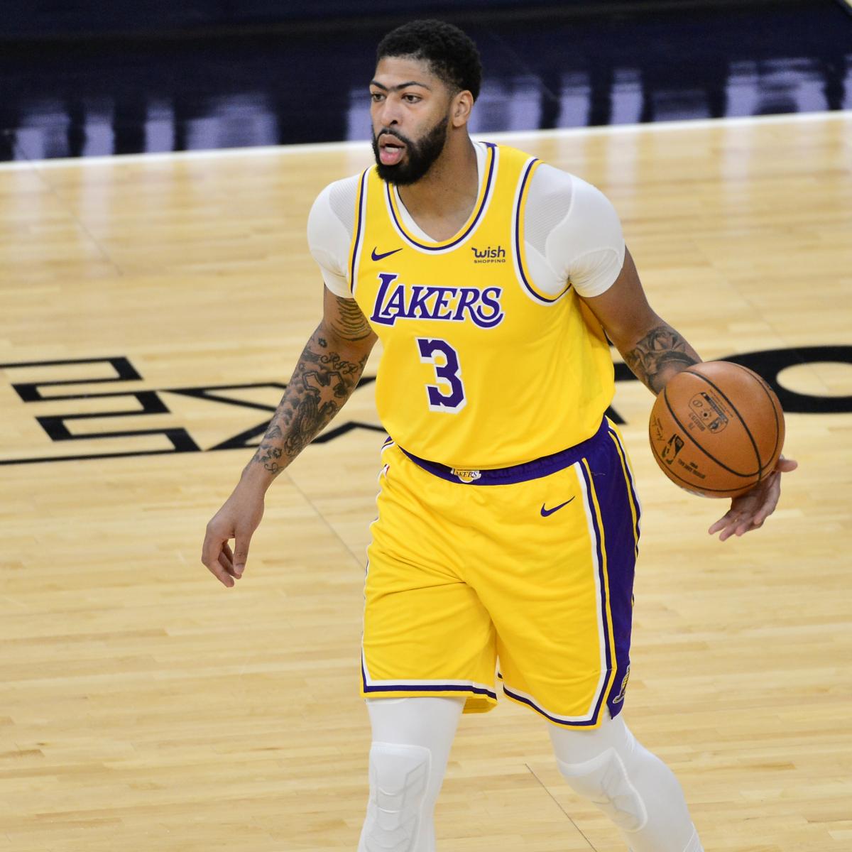 Anthony Davis out for Lakers vs. Pistons with Quad Injury Described as Contusion | Bleacher ...