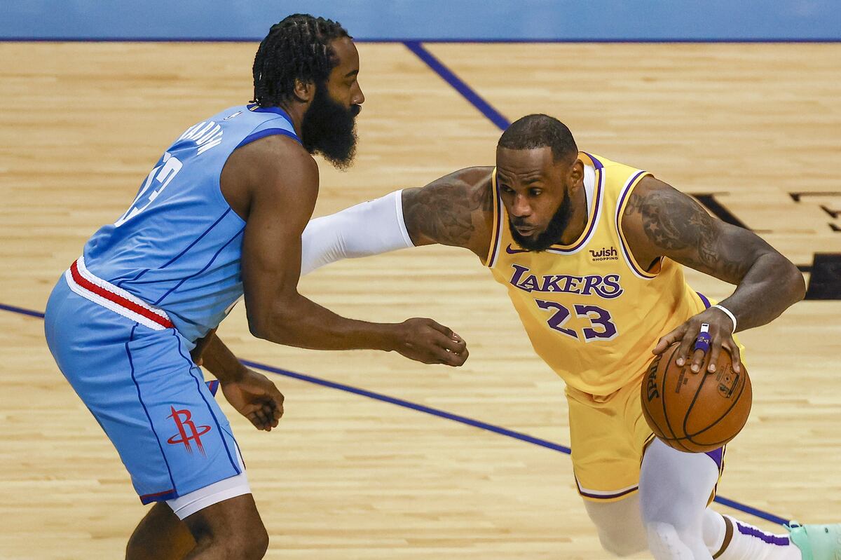 harden kicks lebron