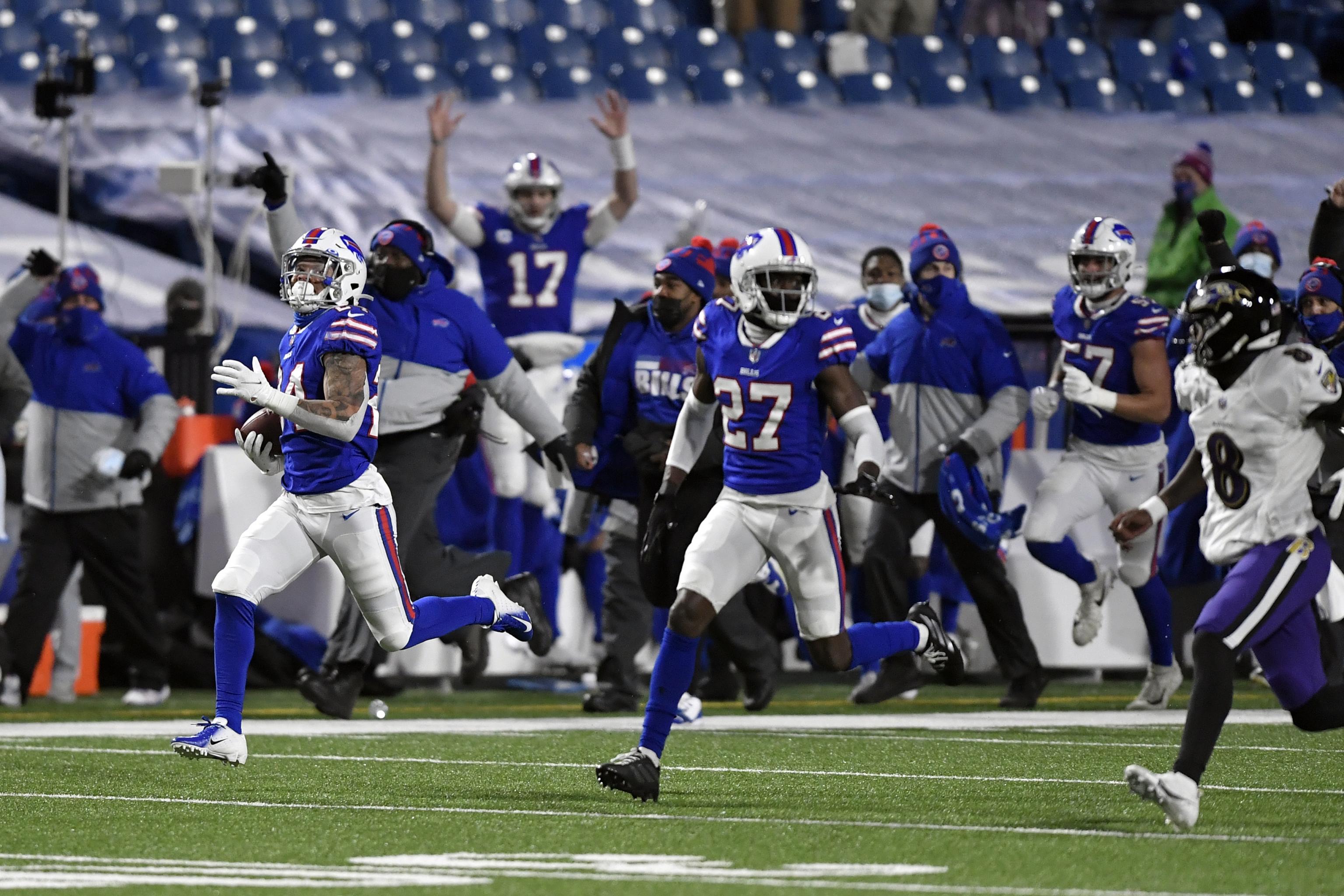 Bills vs. Ravens final score: Strong defense, Josh Allen-Stefon