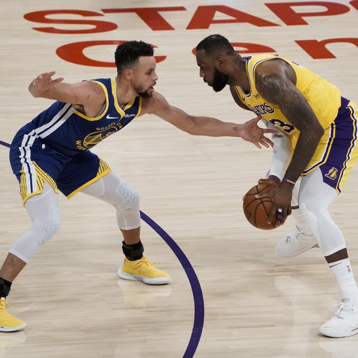 Steph Curry Drops 26 As Warriors Rally Past Lebron James Anthony Davis Lakers Bleacher Report Latest News Videos And Highlights
