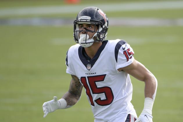 Houston Texans wide receiver Will Fuller V (15) runs a play during the first half of an NFL football game against the Jacksonville Jaguars, Sunday, Nov. 8, 2020, in Jacksonville, Fla. (AP Photo/Phelan M. Ebenhack)