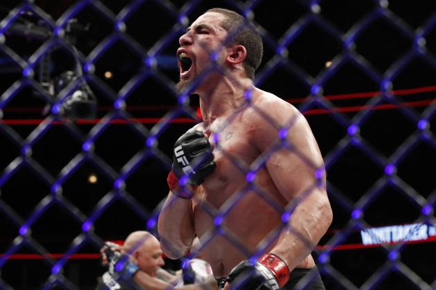 FILE - In this June 10, 2018, file photo, Robert Whittaker reacts after his middleweight mixed martial arts title bout against Yoel Romero at UFC 225 in Chicago. Whittaker defends his UFC middleweight title against Kelvin Gastelum in the main event of UFC 234 in Melbourne, Australia, on Sunday. (AP Photo/Jim Young, File)