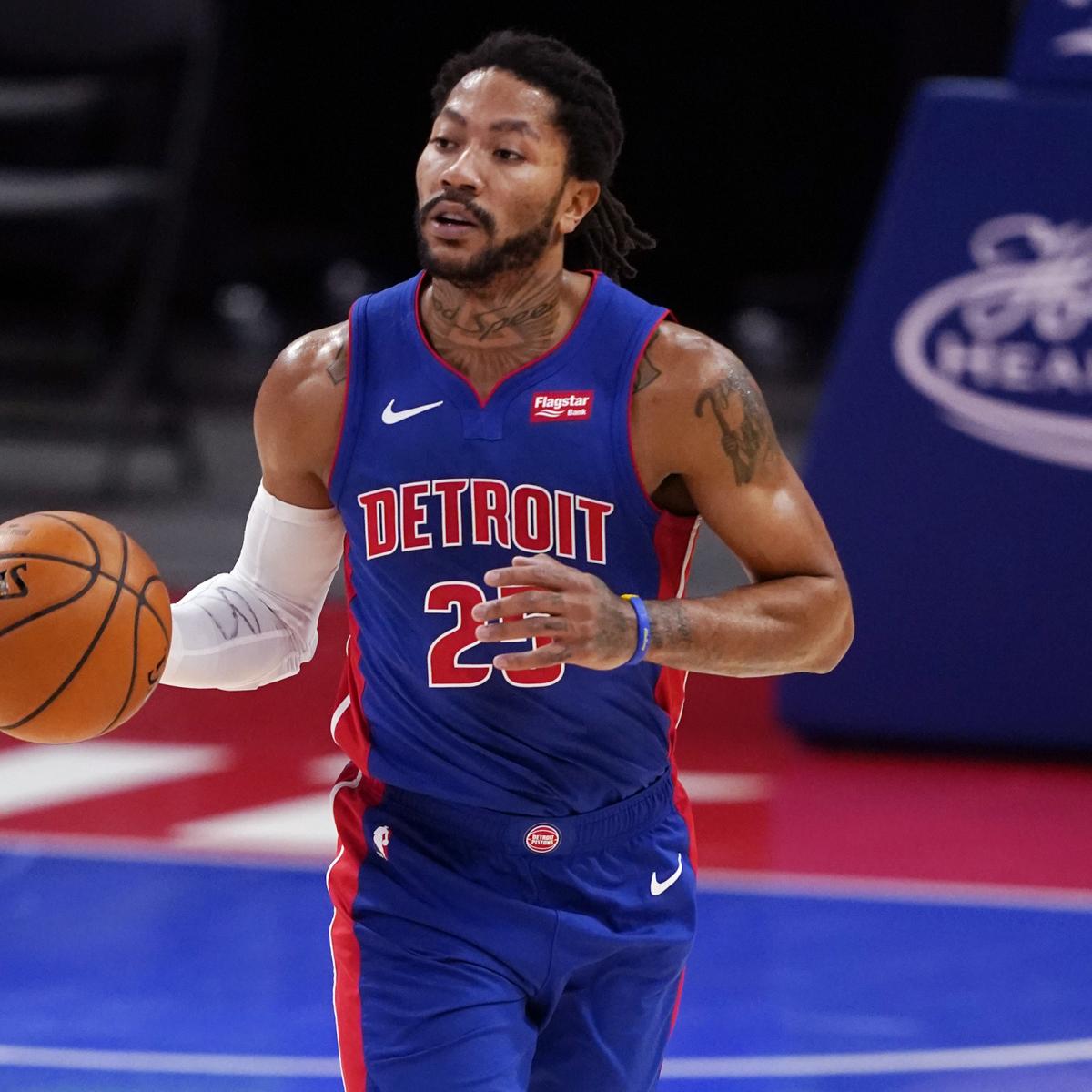 Derrick Rose Trade Rumors: Knicks, Clippers Interested in Pistons PG ...