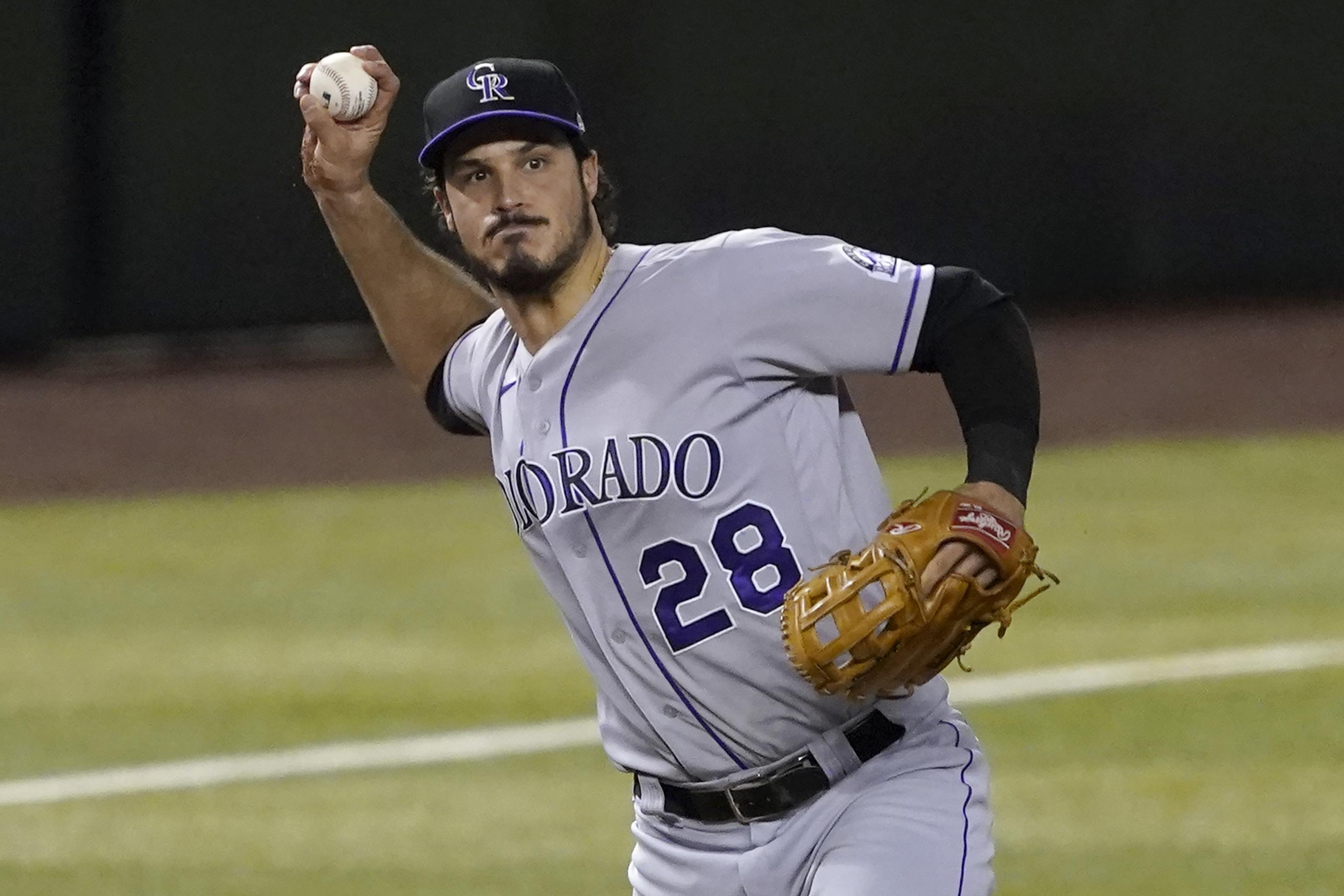 Nolan Arenado MLB, Colorado Rockies, outfielder, baseball, Nolan James  Arenado, HD wallpaper