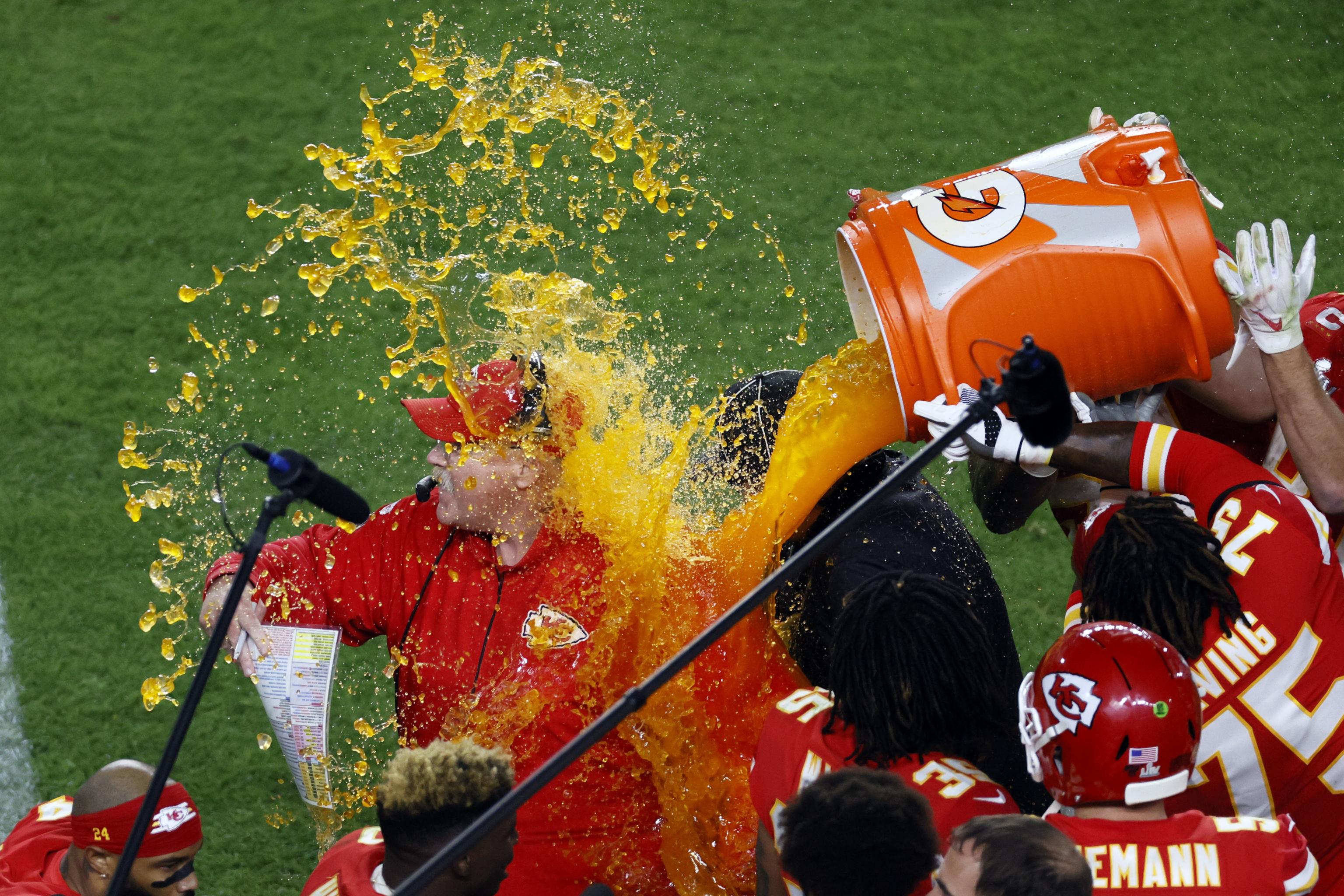 Orange Opens as Early Favorite to Be Gatorade Color Dumped on