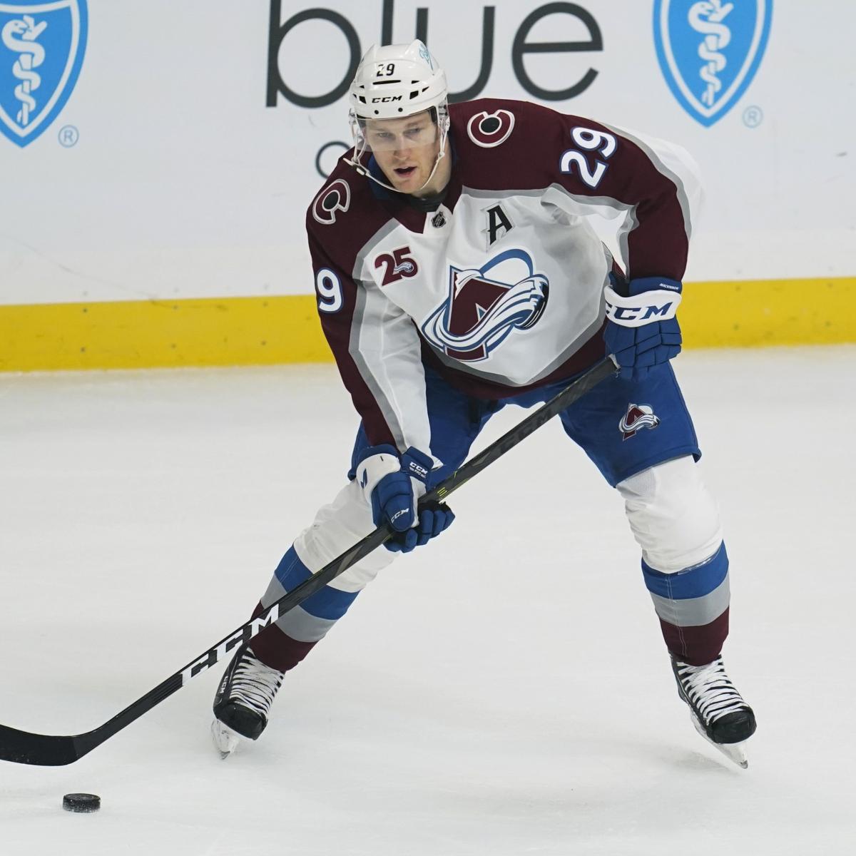 Nathan MacKinnon Week-to-Week for Avalanche with Lower-Body Injury ...