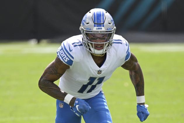 Detroit Lions wide receiver Marvin Jones (11) runs a route during the first half of an NFL football game against the Jacksonville Jaguars, Sunday, Oct. 18, 2020, in Jacksonville, Fla. (AP Photo/Phelan M. Ebenhack)