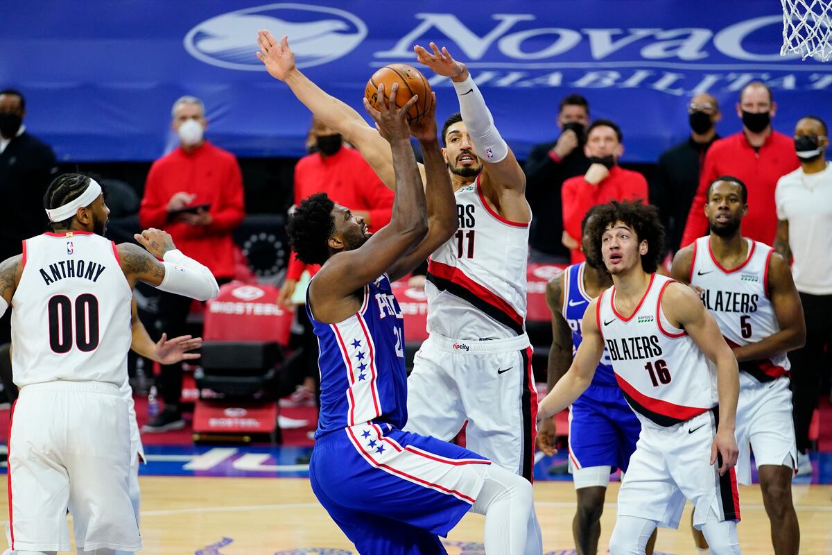 76ers' Joel Embiid on Knee Injury Scare vs. Blazers: 'I ...