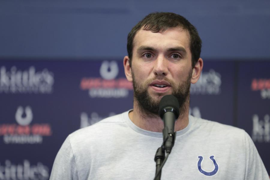 Chris Widlic on X: Strange to see Andrew Luck back on the field at Lucas  Oil. Boy the #colts could've used him yesterday.  /  X