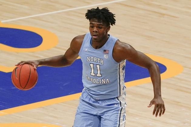 North Carolina's Day'Ron Sharpe (11) plays against Pittsburgh during an NCAA college basketball game, Tuesday, Jan. 26, 2021, in Pittsburgh. (AP Photo/Keith Srakocic) North Carolina's Day'Ron Sharpe (11) plays against Pittsburgh during an NCAA college basketball game, Tuesday, Jan. 26, 2021, in Pittsburgh. (AP Photo/Keith Srakocic)