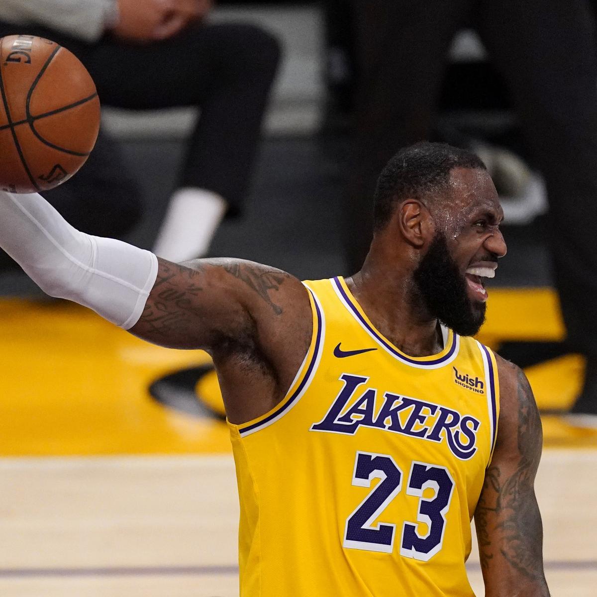 Lakers' LeBron James Tops 76ers' Joel Embiid in NBA MVP ...