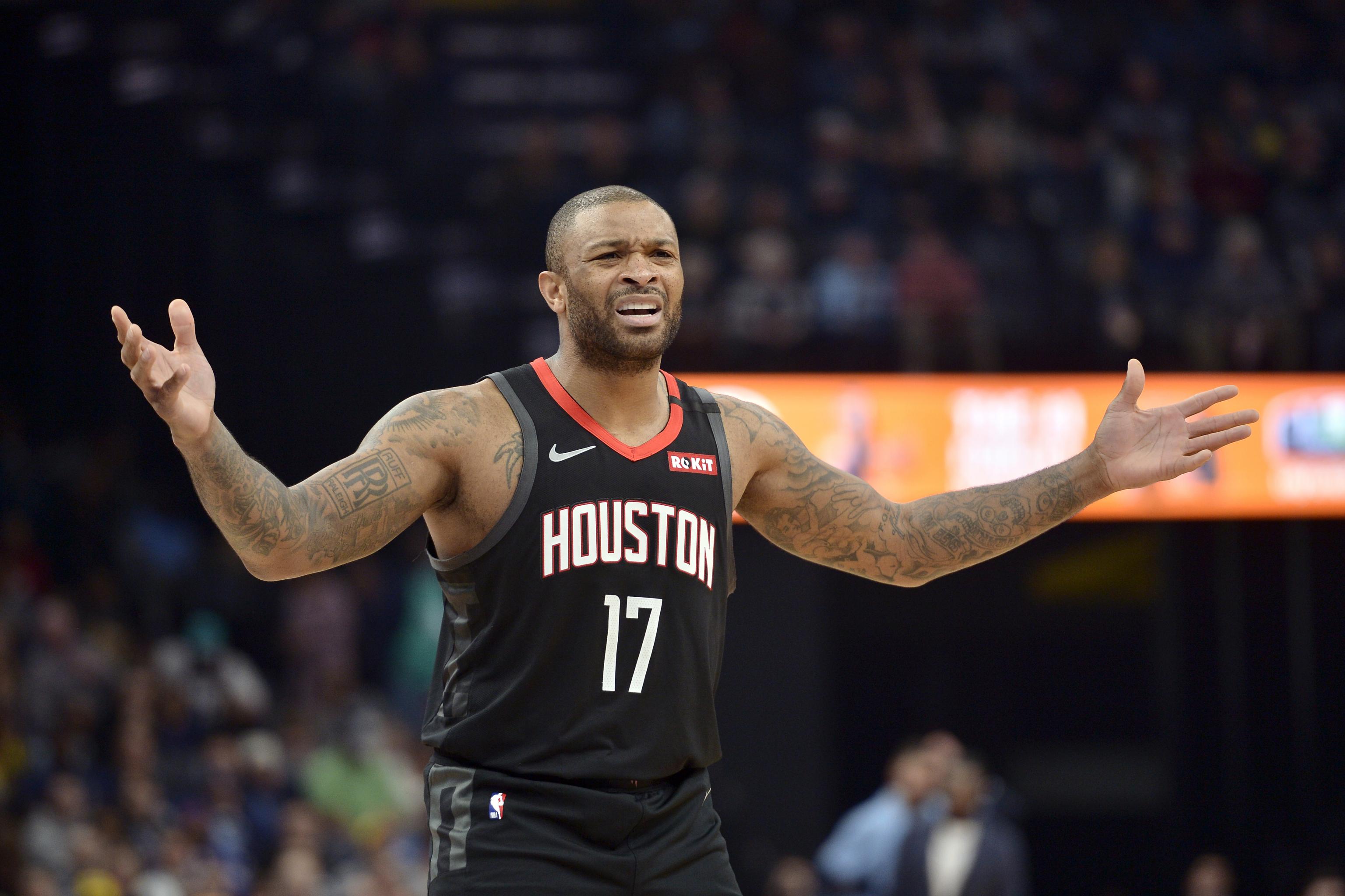 Rockets P J Tucker Says He Spends A Crazy Number Each Year On Sneakers Bleacher Report Latest News Videos And Highlights