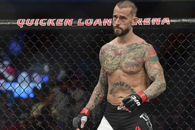 FILE - In this Saturday, Sept. 10, 2016 file photo, CM Punk stands in his corner before a welterweight bout at UFC 203 in Cleveland.  CM Punk won the fight of his life this week when he was cleared by a jury of defamation and invasion of privacy in a lawsuit brought by a wrestling doctor. But he still has a big one ahead when he fights at UFC 225 in Chicago. (AP Photo/David Dermer, File)