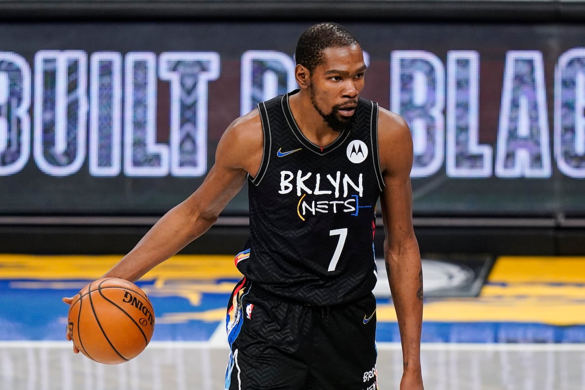 <p>Kevin Durant Ruled Out for Nets vs. Lakers Due to Hamstring Injury thumbnail