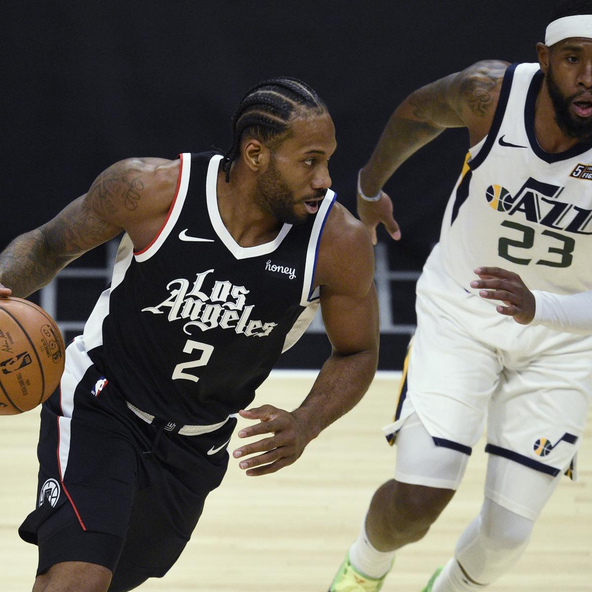 Kawhi Leonard's 29 Points Help Clippers Snap Jazz's 9Game Winning