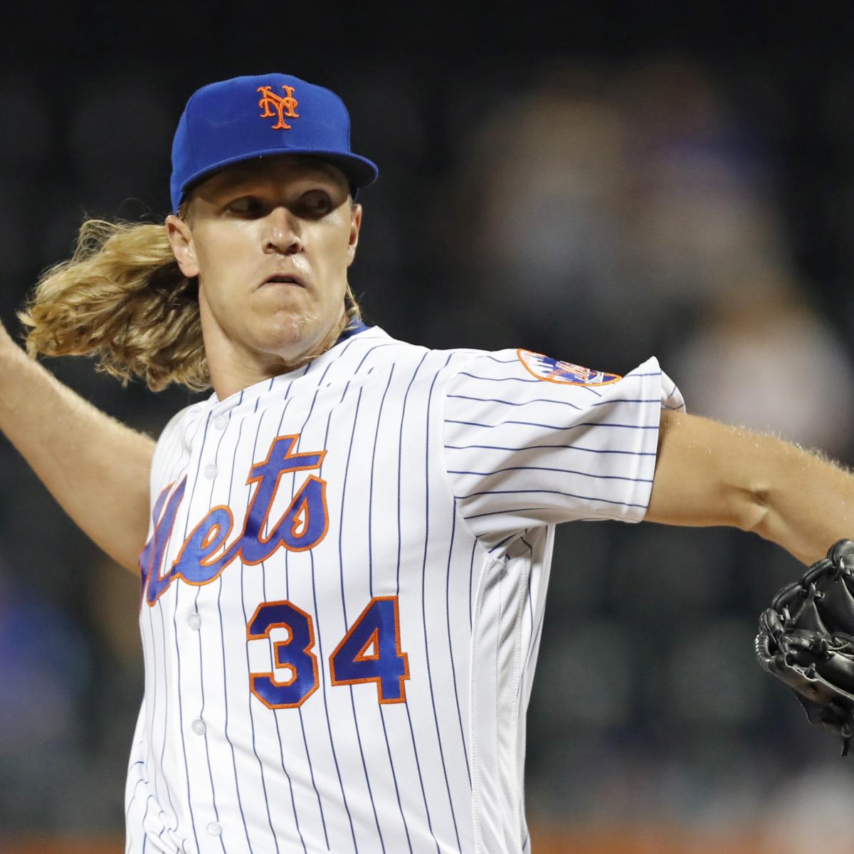 Mets' Noah Syndergaard trolls fans by pretending to cut his hair