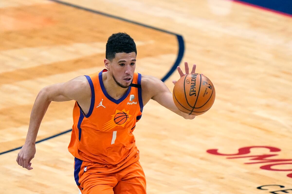 Devin Booker Replaces Injured Anthony Davis on 2021 NBA All-Star Roster | Bleacher Report ...