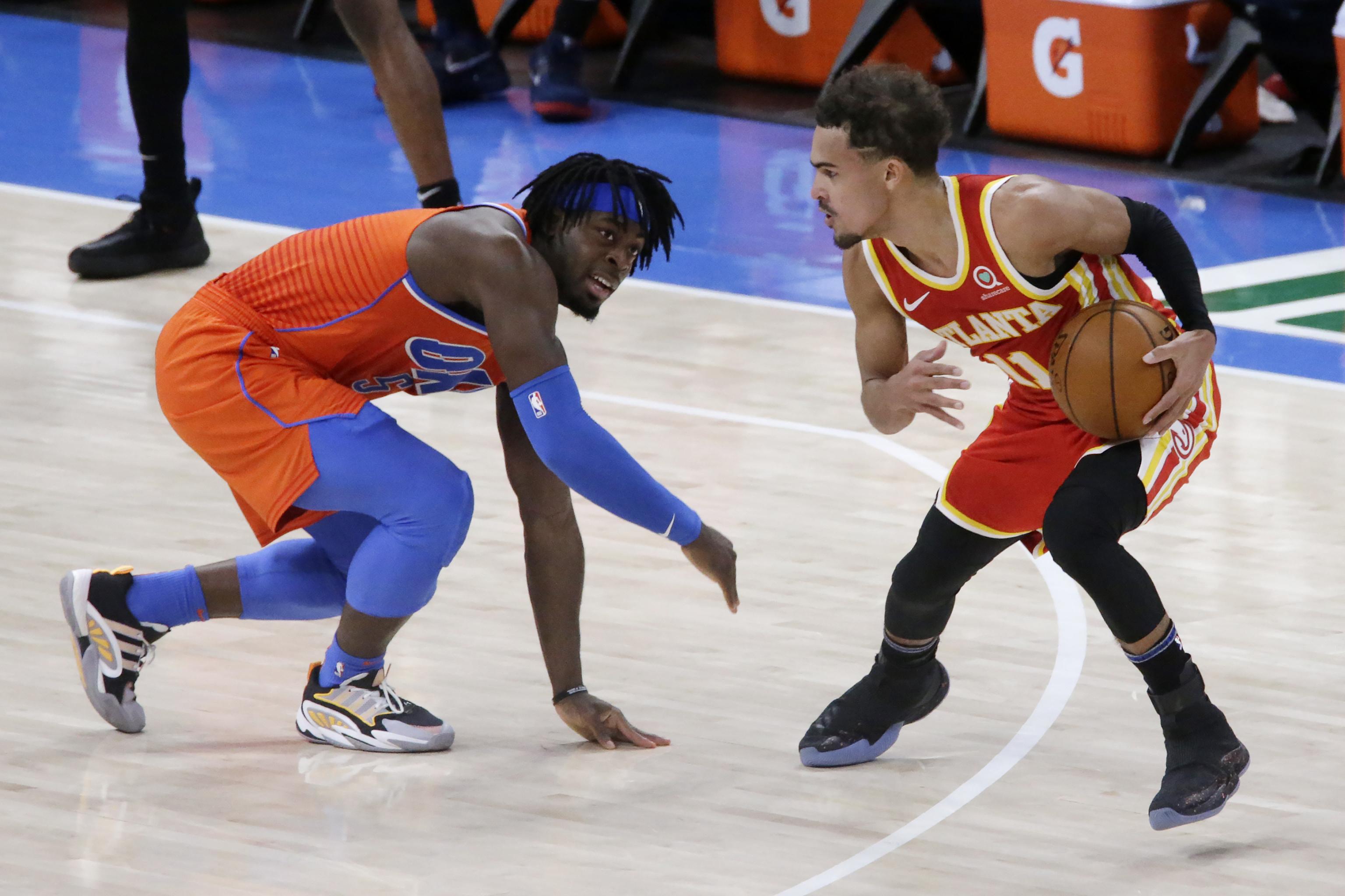 OKC Changed Into White Uniforms At Halftime : r/nba