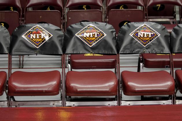 Players chairs are covered with NIT logos during the an NIT Tournament second round game between Minnesota and St. Mary's, Sunday, March 23, 2014, in Minneapolis. (AP Photo/Paul Battaglia) Players chairs are covered with NIT logos during the an NIT Tournament second round game between Minnesota and St. Mary's, Sunday, March 23, 2014, in Minneapolis. (AP Photo/Paul Battaglia)