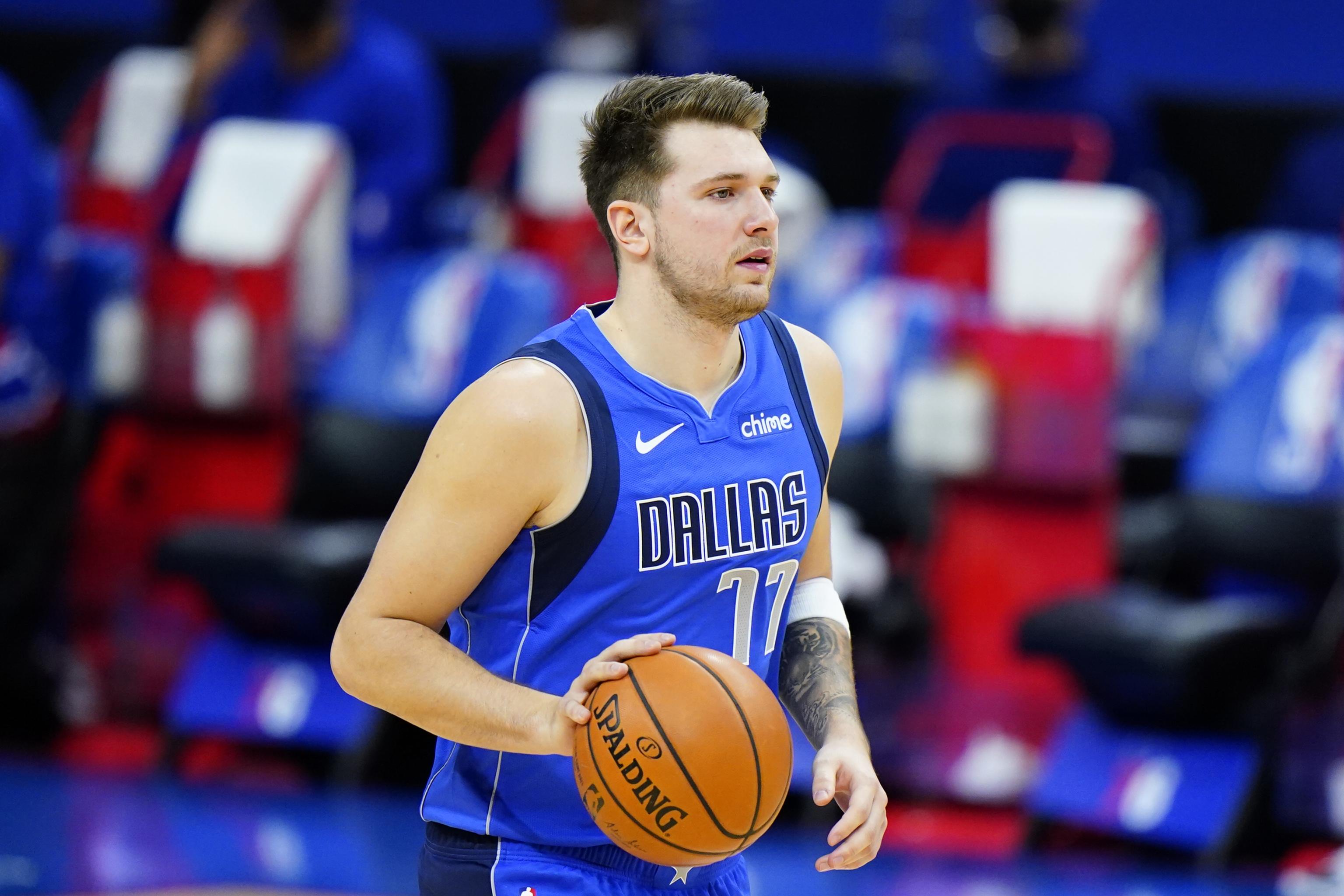 Dallas Mavericks Luka Doncic Trikot Blau - Burned Sports