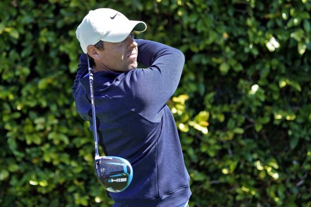 Rory McIlroy, of Northern Ireland, tees off on the ninth hole during the first round of the Arnold Palmer Invitational golf tournament Thursday, March 4, 2021, in Orlando, Fla. (AP Photo/John Raoux)