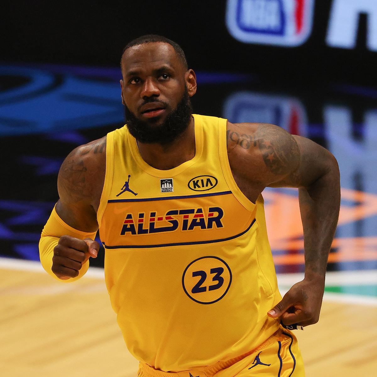 LeBron James - Game-Worn 2021 NBA All-Star Jersey - 1st Half