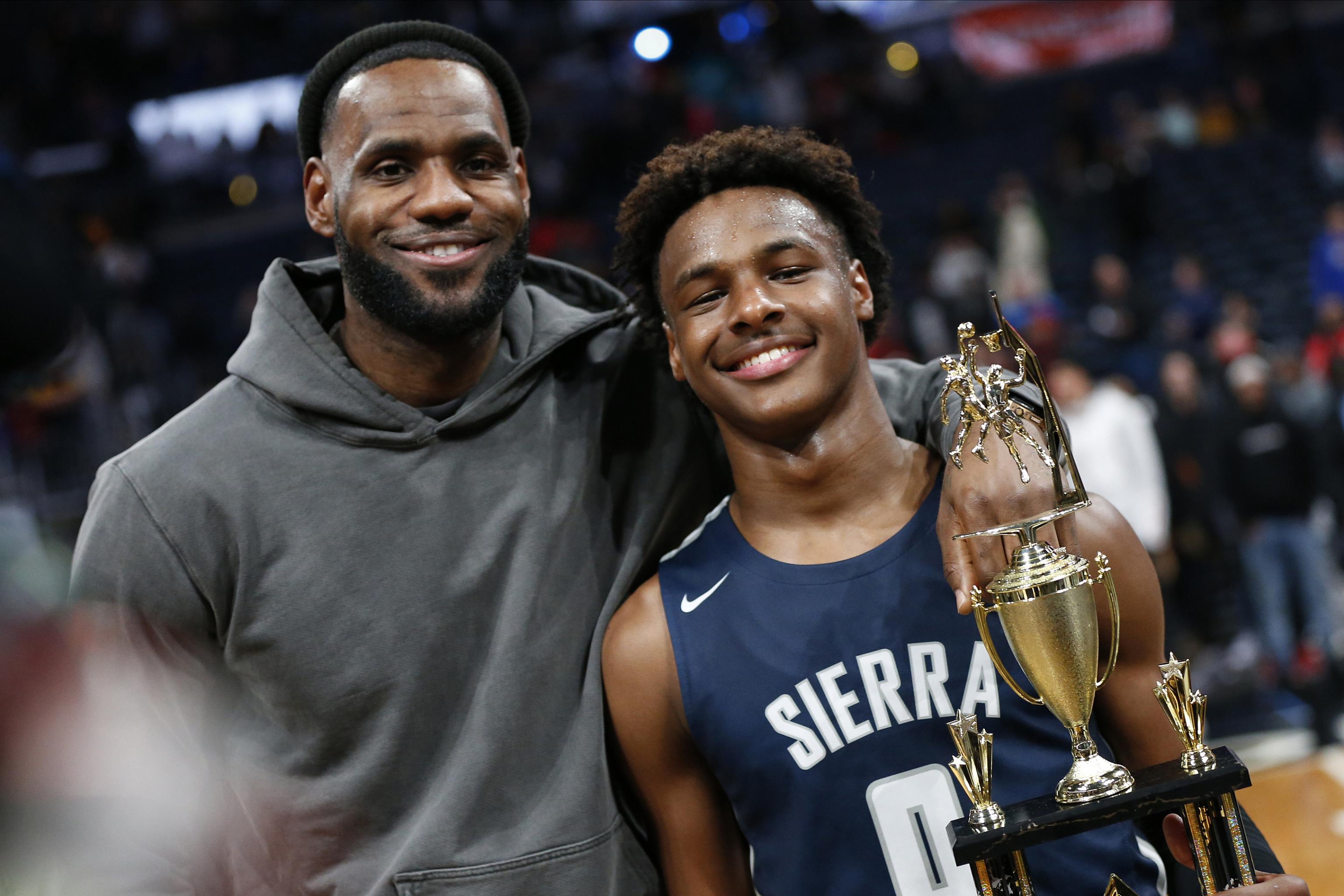 LeBron James Says Playing with Son Bronny in NBA 'Definitely One of My  Goals' | News, Scores, Highlights, Stats, and Rumors | Bleacher Report