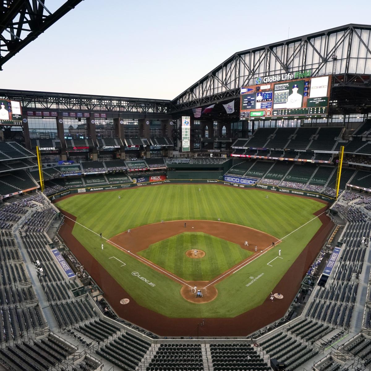 Texas Rangers' stadium capacity will be at 100% for 2021 MLB season