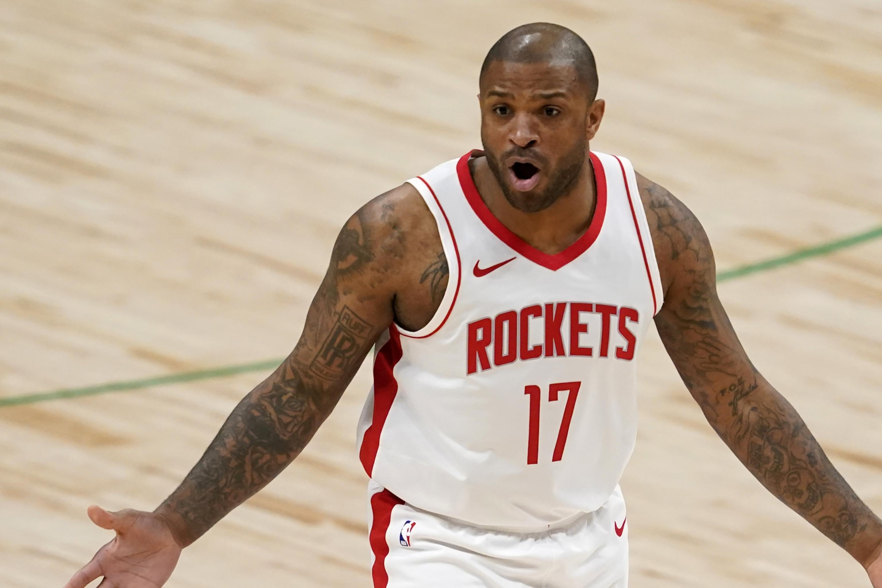 The Rockets are trading PJ Tucker, Rodions Kurucs and Bucks' 2022  first-round pick back to the Bucks for DJ Augustin, DJ Wilson and 2023…