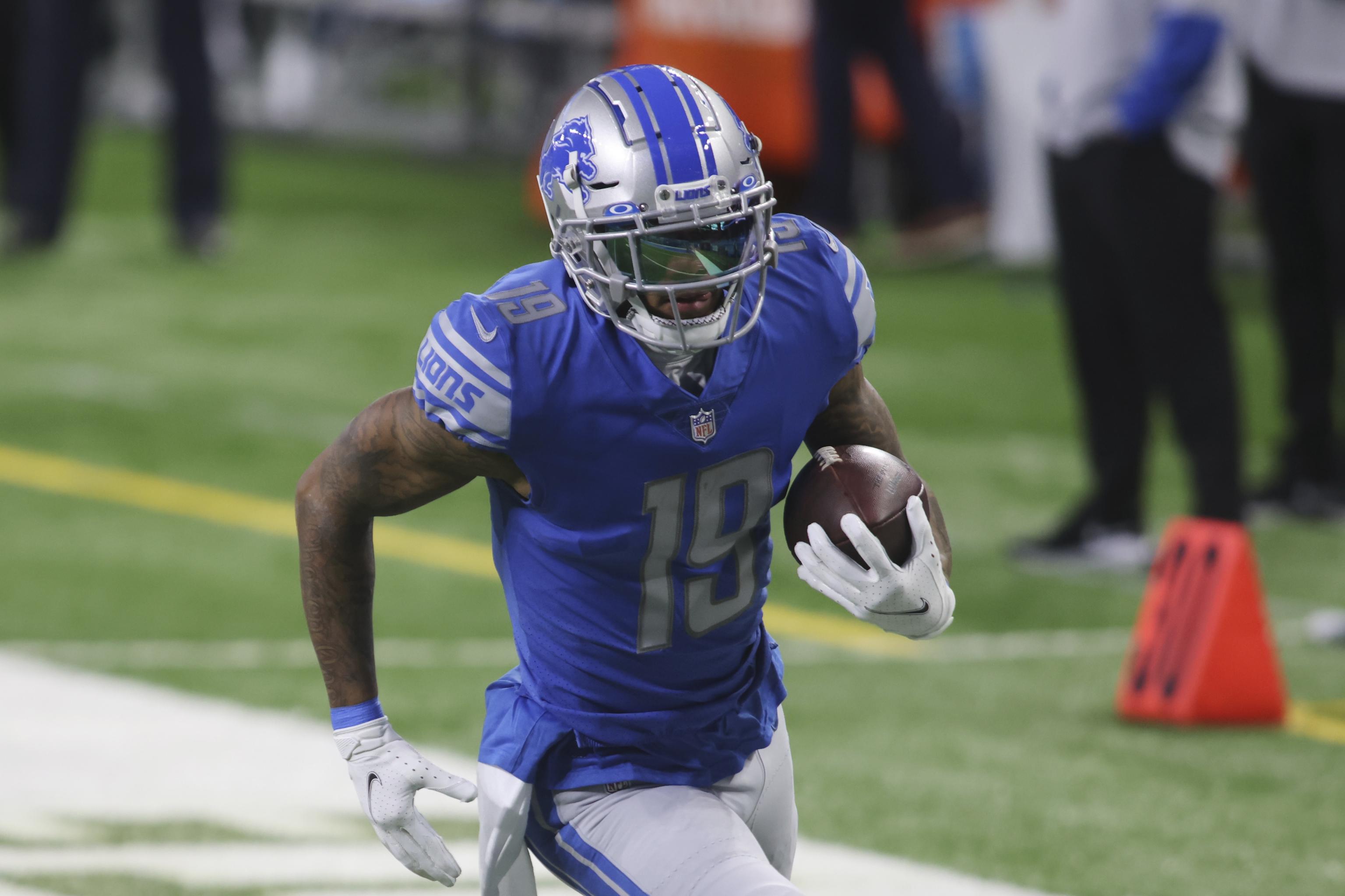 NFL Auction  Crucial Catch - Kenny Golladay Game Worn Lions Jersey -  10.4.20 - Golladay scored a touchdown while wearing this jersey - This  auction benefits the American Cancer Society