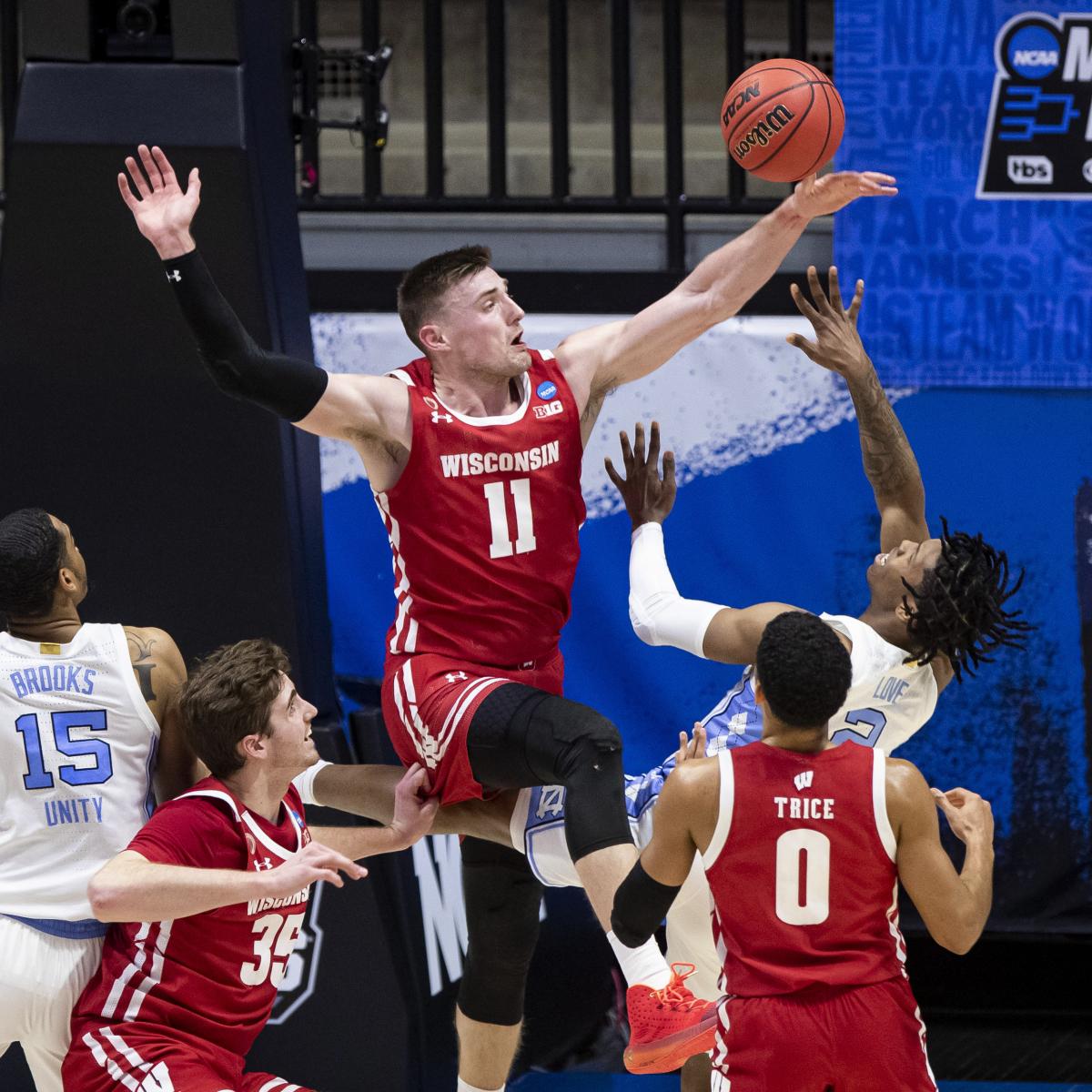Brad Davison, No. 9 Wisconsin Rout No. 8 UNC 85-62 in NCAA Tournament 1st Round