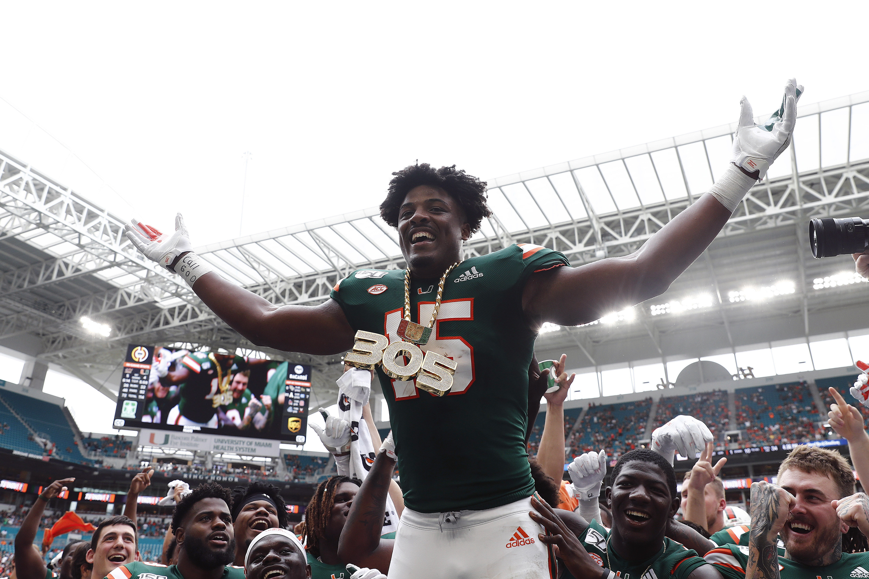 Gregory Rousseau: Buffalo Bills take Miami defensive end in first round