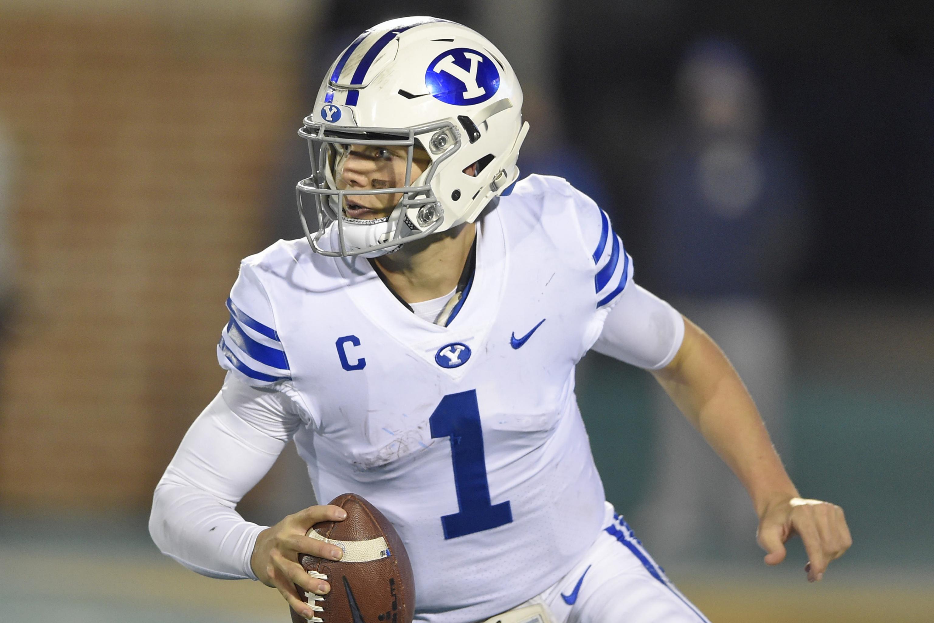 Watch: Cougars quarterback Zach Wilson shows off arm strength at BYU pro  day 