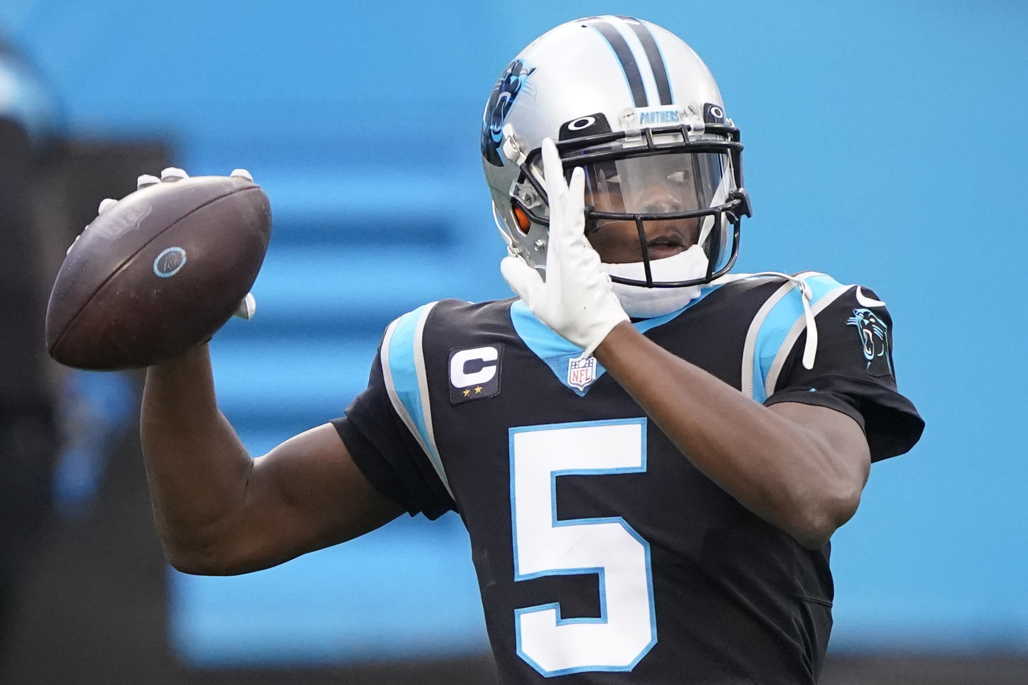 Teddy Bridgewater In Panthers Uniform