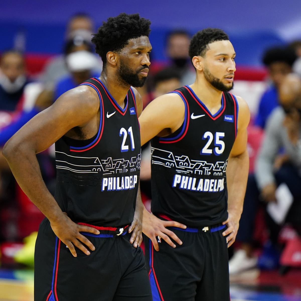 Joel Embiid Ben Simmons 76ers Clinch 2021 Nba Playoff Spot With Rout Of Hawks Bleacher Report Latest News Videos And Highlights