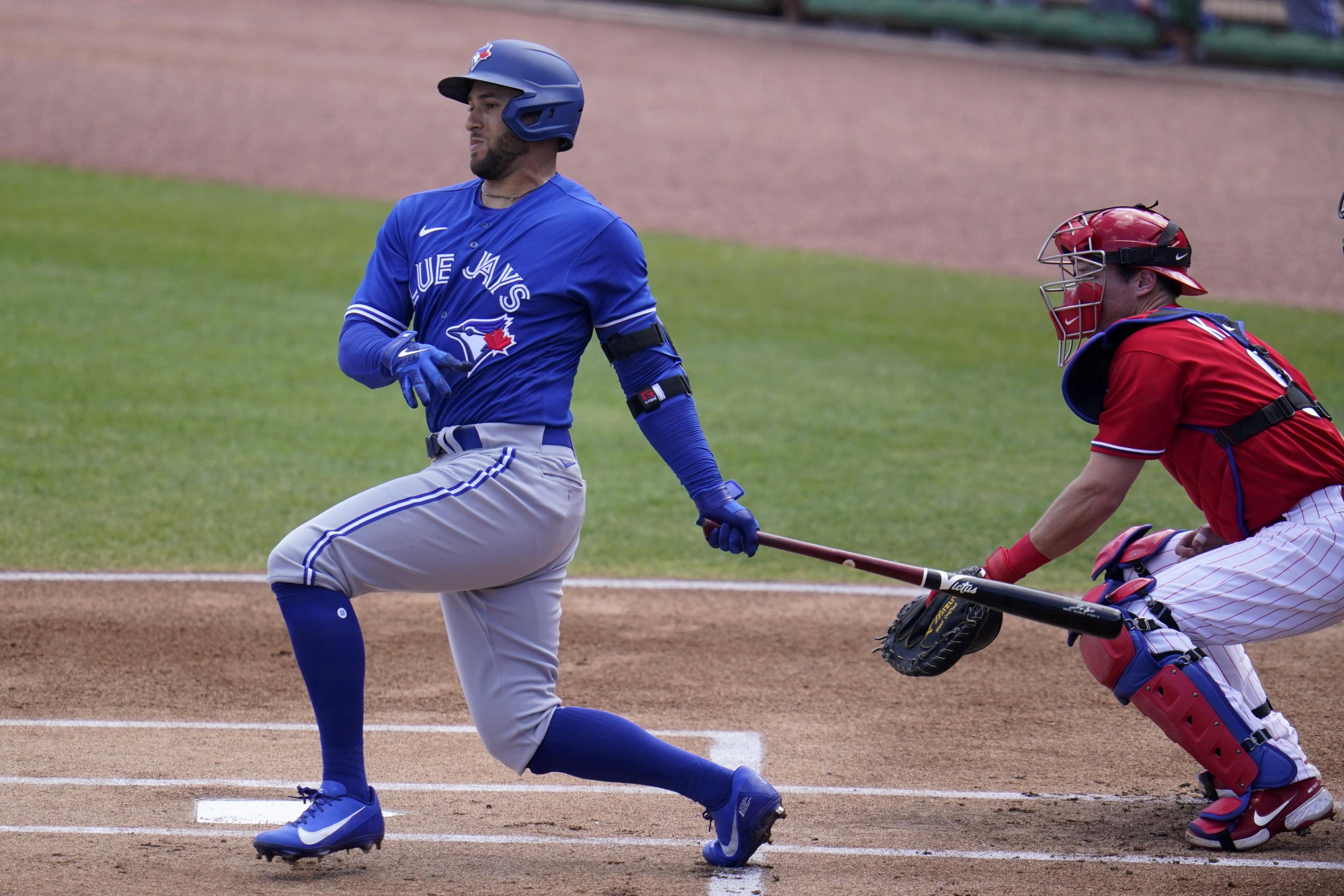 George Springer carted off field with injury in Blue Jays playoff