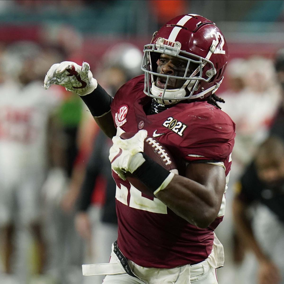 Najee Harris' Fantasy Outlook After Steelers Select RB in 2021 NFL