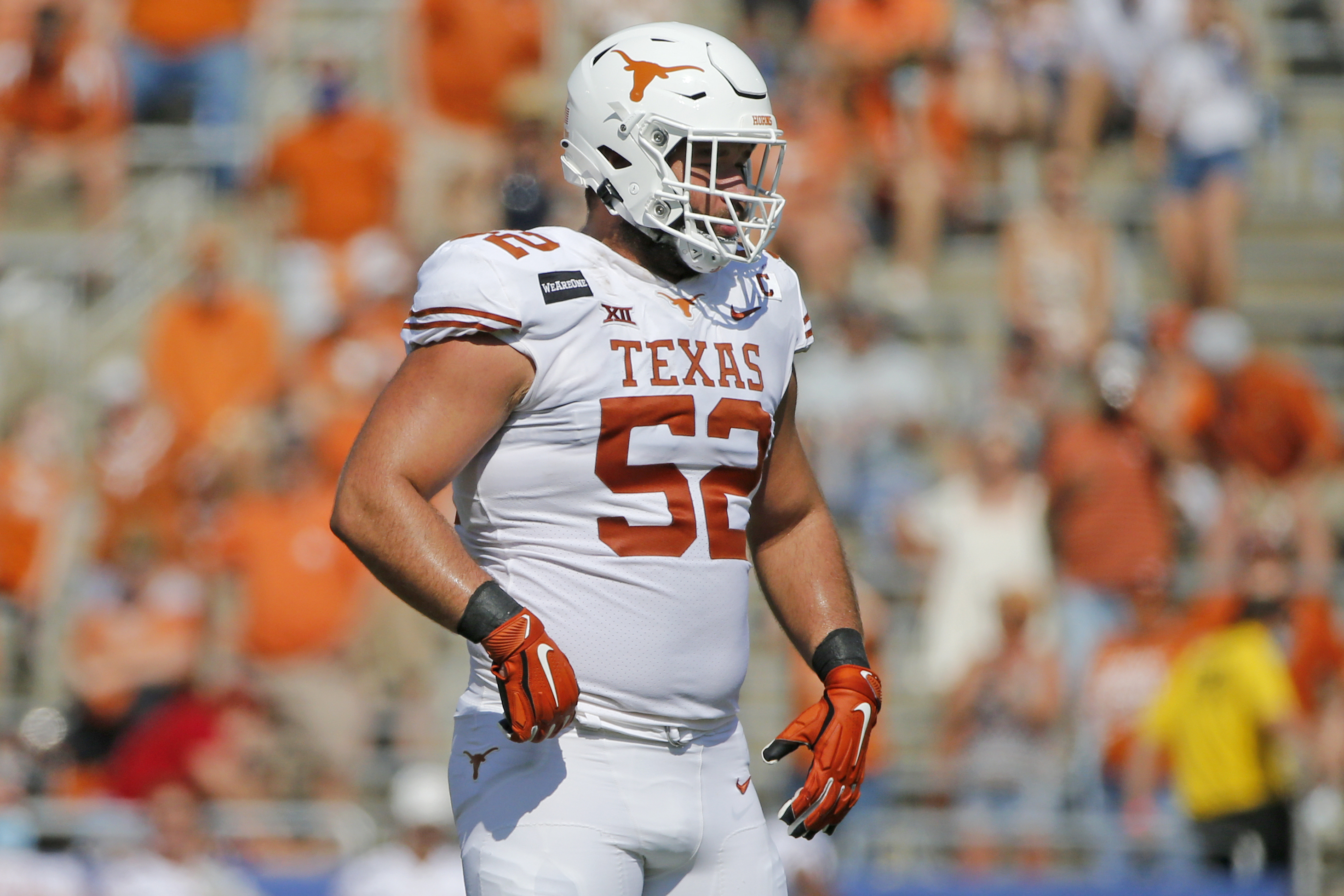 PFF ranks Samuel Cosmi second in the Big 12 at offensive tackle
