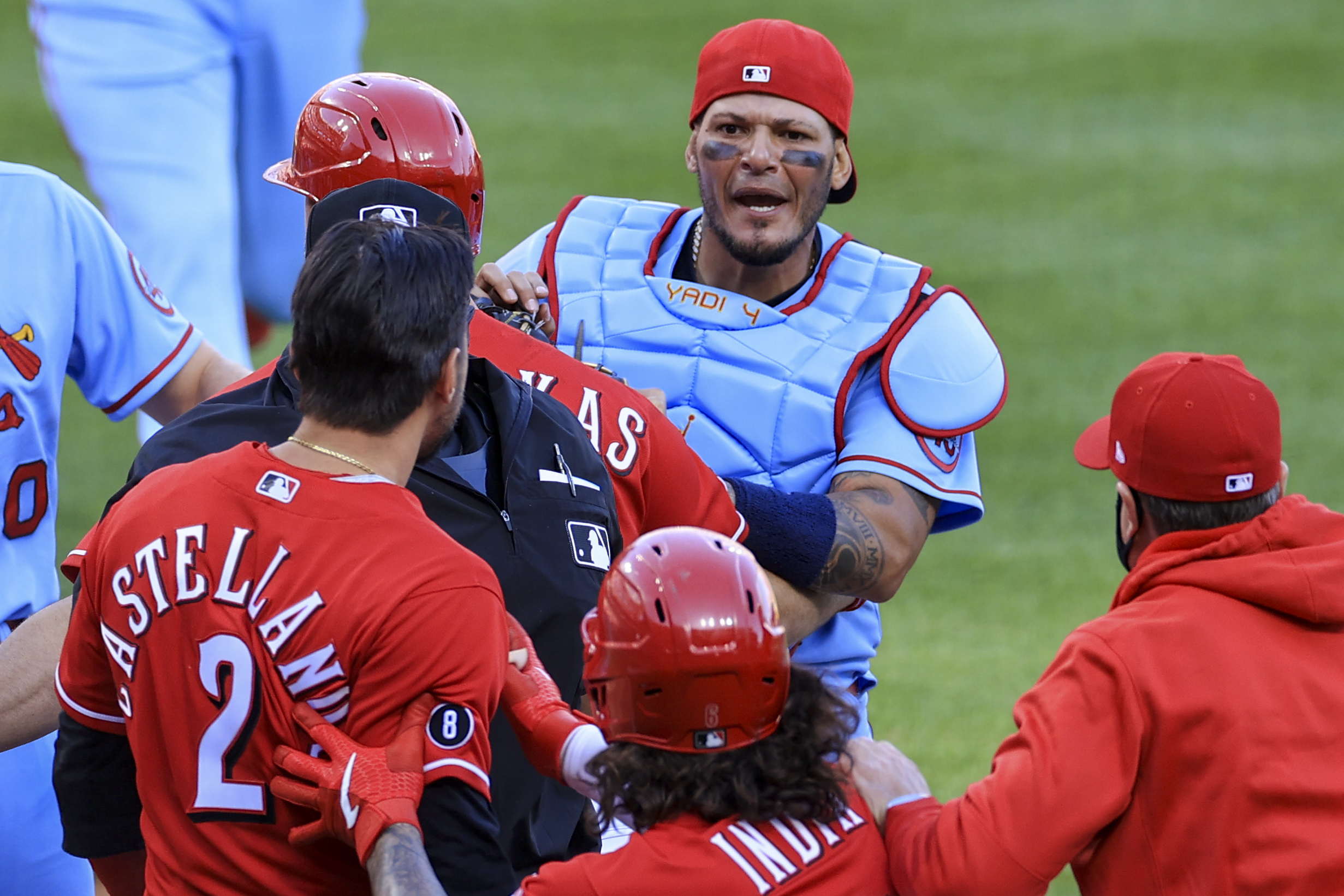 Castellanos appealing two-game ban after Reds-Cards brawl