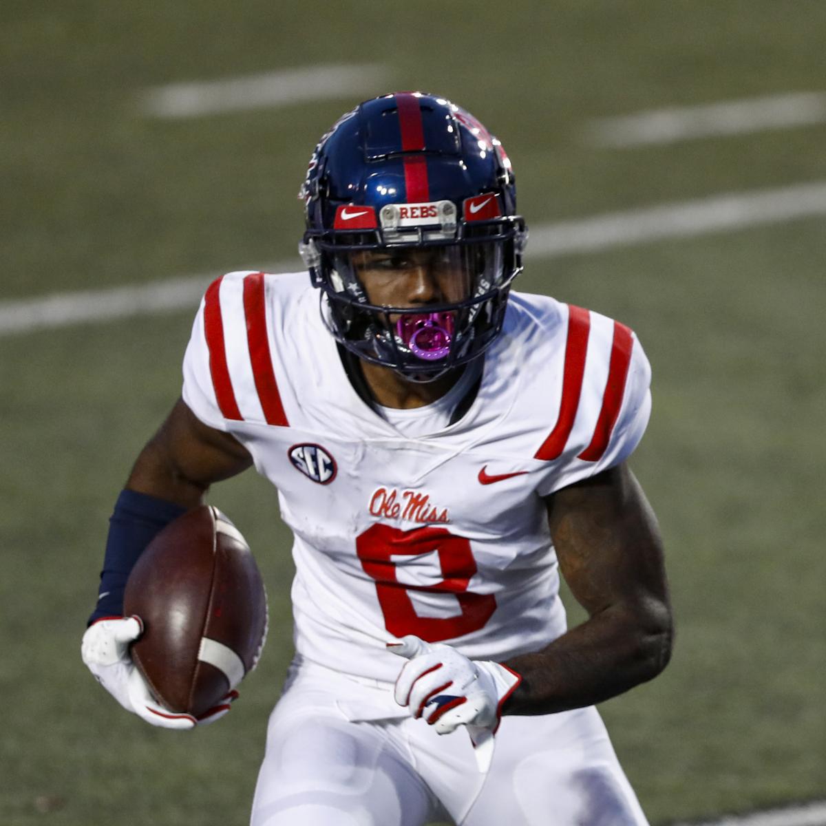 Elijah Moore Drafted by Jets: New York's Updated Depth Chart After Round 2