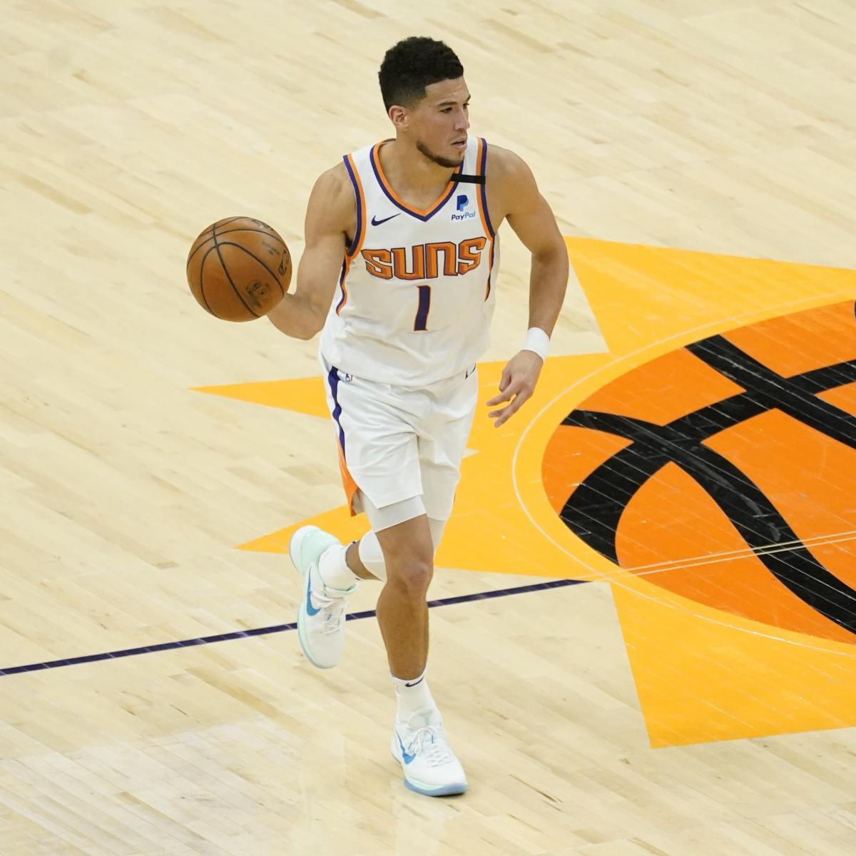 Devin Booker Chris Paul, Suns' Title Expectations, Bryant, More | Bleacher Report | Latest News, Videos and Highlights