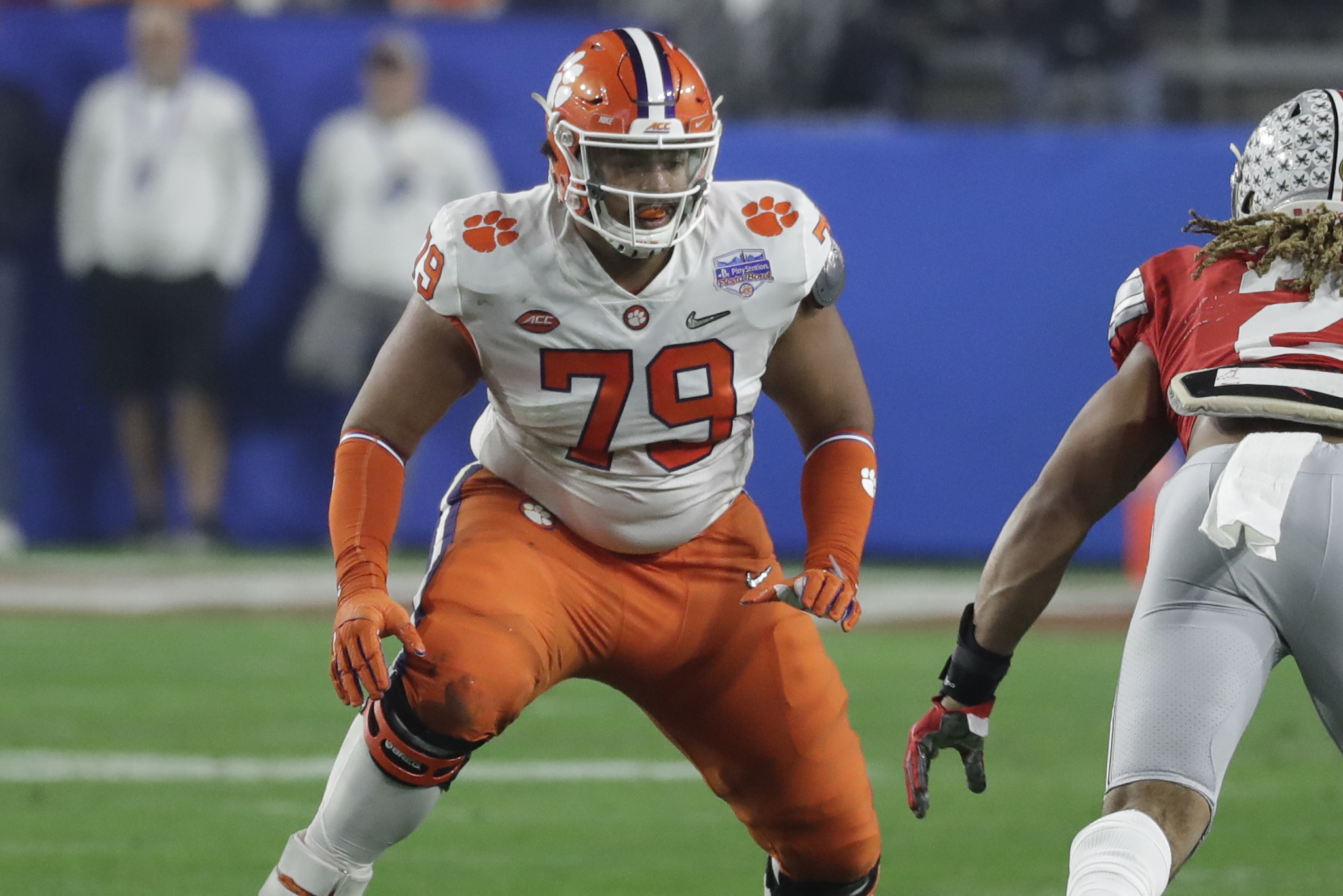 Jackson Carman delivers impressive first start at left tackle