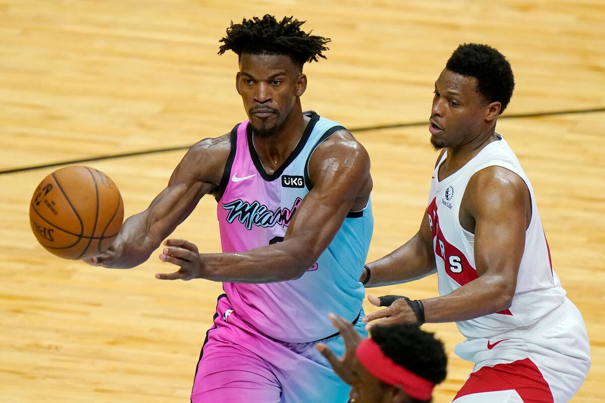 Heat's Jimmy Butler Says Raptors' Kyle Lowry Is Godfather to His Daughter