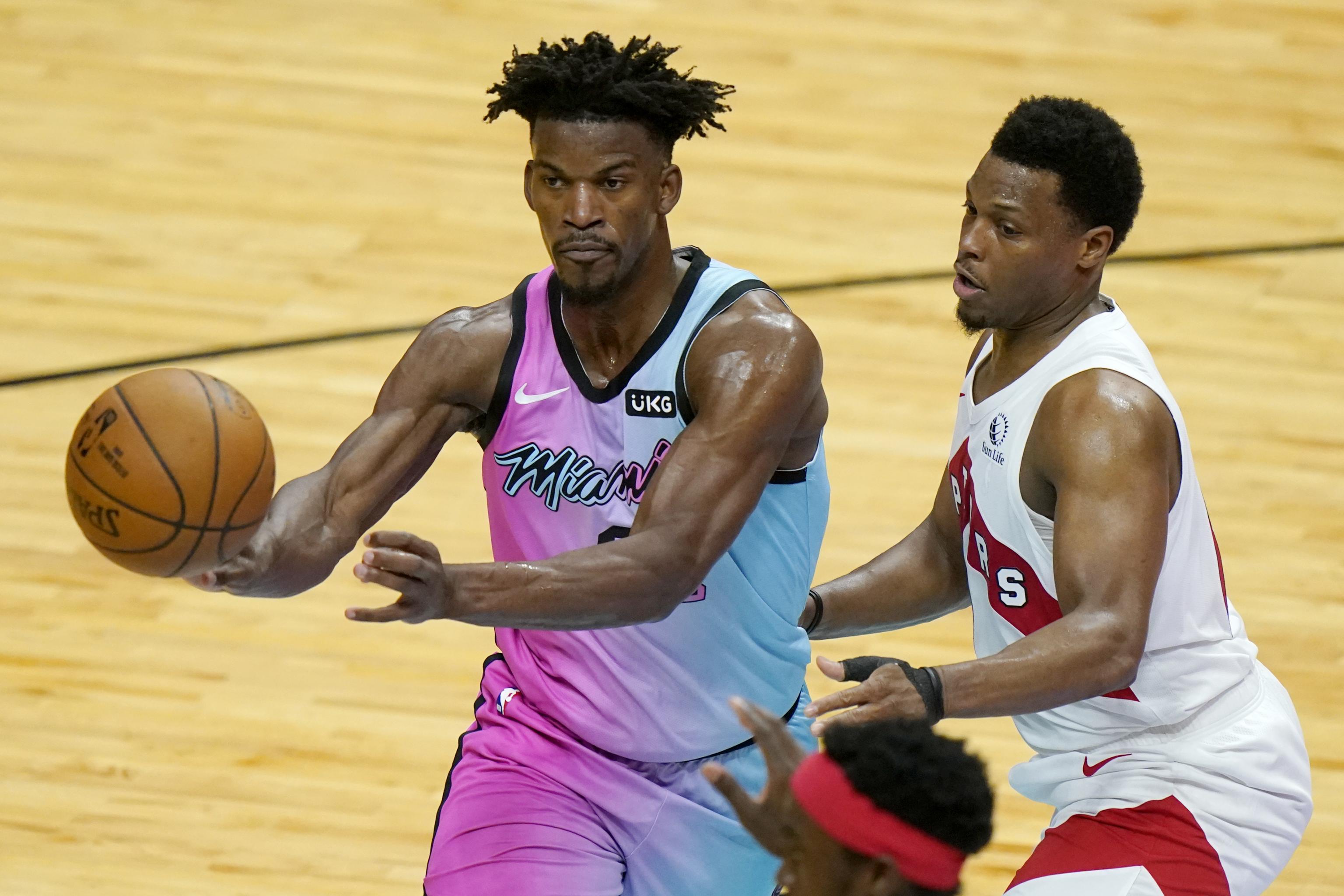 Jimmy Butler Reveals Kyle Lowry Is His Daughter's Godfather