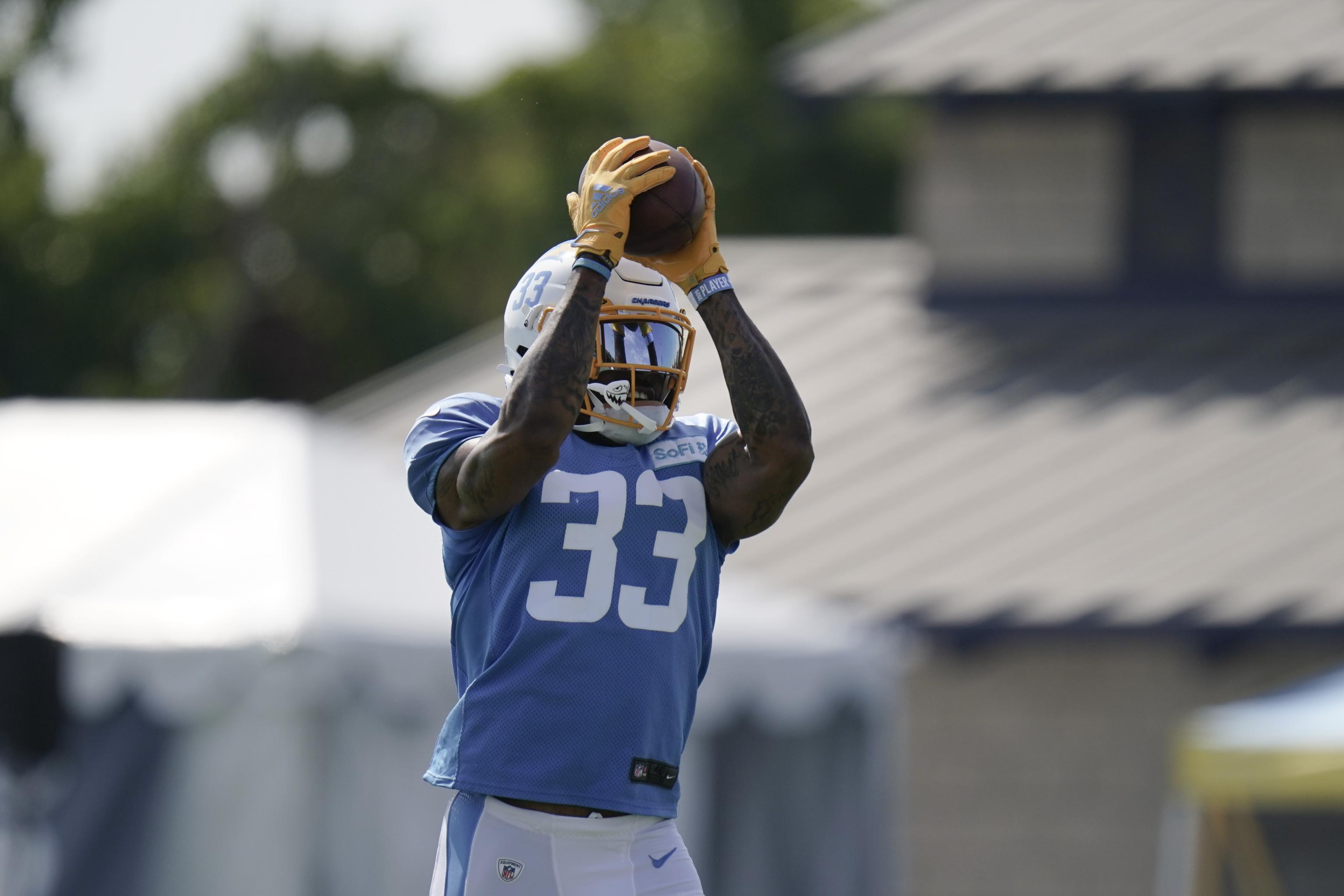 AFC safety Derwin James of the Los Angeles Chargers (33) and AFC