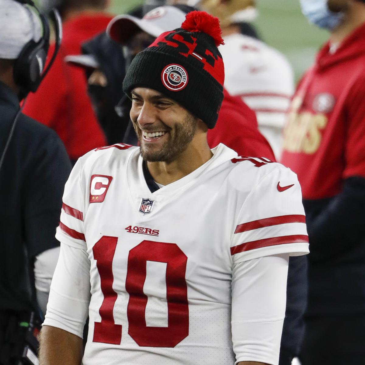 Jimmy Garoppolo Was 1st Person to Text Trey Lance, 49ers' John Lynch Says, News, Scores, Highlights, Stats, and Rumors