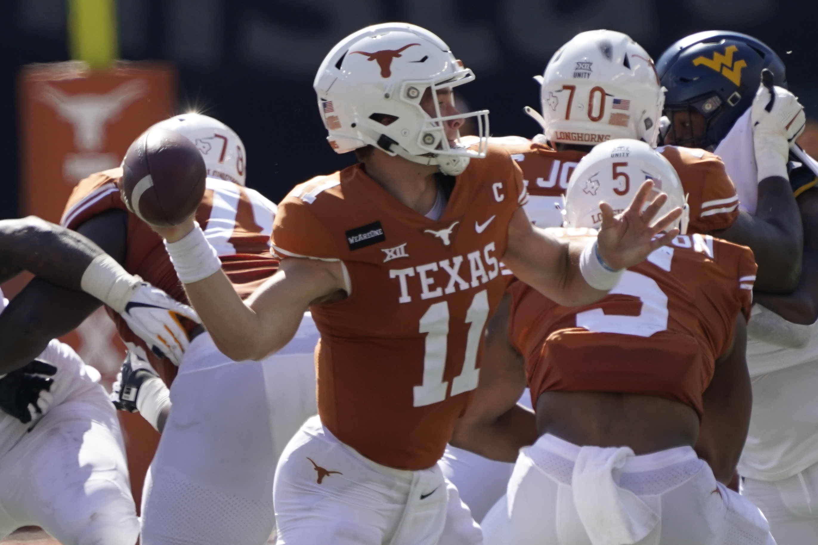 Texas QB Sam Ehlinger selected No. 218 by the Indianapolis Colts