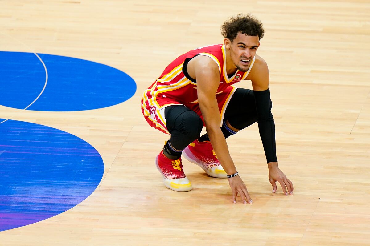 Hawks' Trae Young to Have MRI on Ankle Injury; Plans to ...