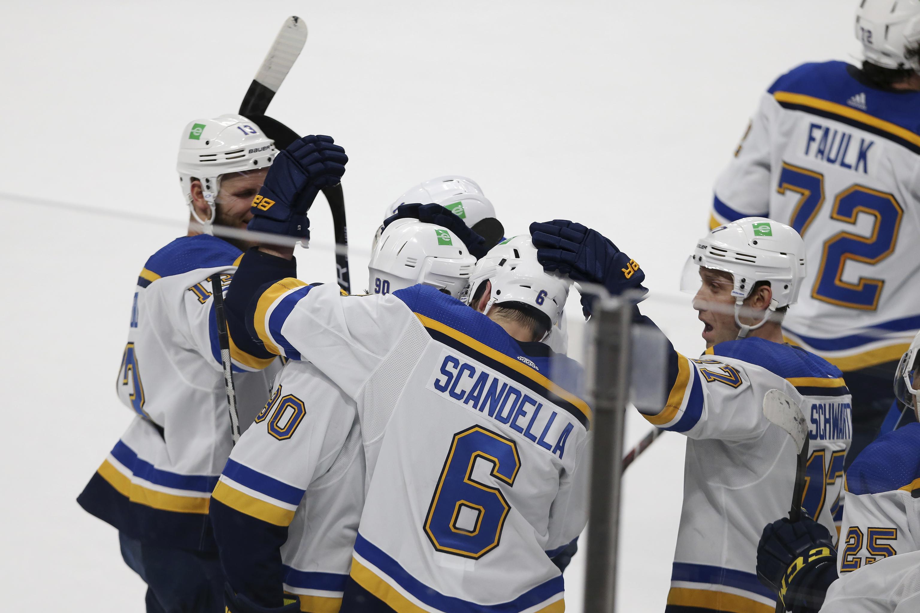 Blues clinch spot in 2021 playoffs